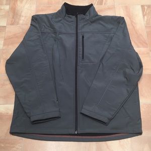 Old Navy Men's Gray Outdoor Fleece Lined Performance Zip Jacket